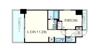 S-RESIDENCE江坂Eminenceの物件間取画像